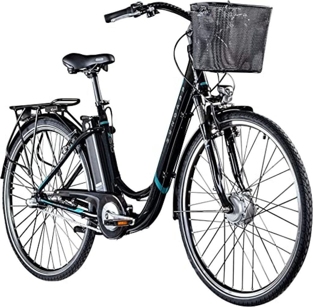 Damen City E Bike Mit Rücktrittbremse Und Mittelmotor ️ZÜNDAPP EBike Z510 28 Zoll Elektrofahrrad mit Rücktrittbremse E Bike