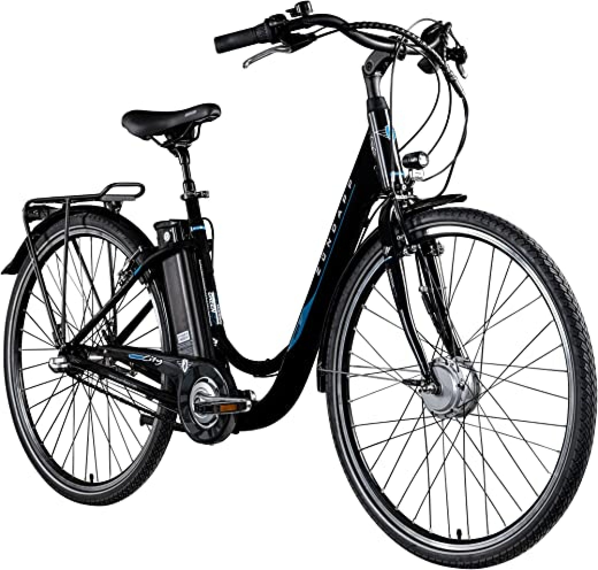 Damen City E Bike Mit Rücktrittbremse Und Mittelmotor ️Zündapp Green 2.7 28 Zoll E Bike Damen Elektrofahrrad mit