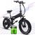 E Bike Fat Reifen Elektro Mountainbike 20 Zoll,Shimano 7 Gang,Mit 48V 15Ah Batterie,Long Range City Mountain Bicycle, für Erwachsene Herren und Damen