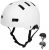 Vihir Erwachsene Fahrradhelm Skaterhelm E-Scooter E-Roller BMX Fahradhelm Herren Damen Sport Helm für Männer & Frauen Schwarz Weiß Dunkelgrau